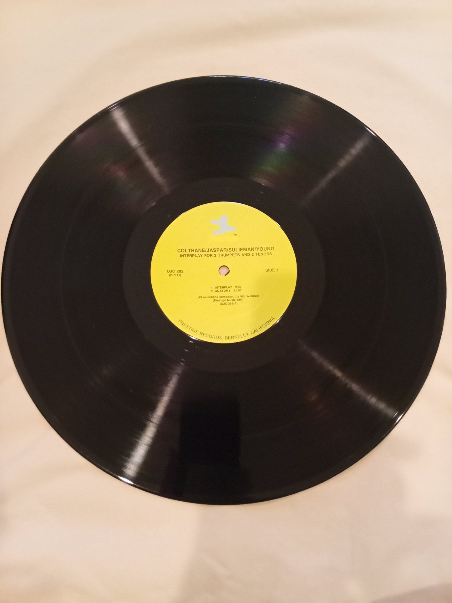 Idrees Sulieman, Webster Young, John Coltrane, Bobby Jaspar With Mal Waldron, Kenny Burrell, Paul Chambers, Art Taylor – Interplay For 2 Trumpets And 2 Tenors