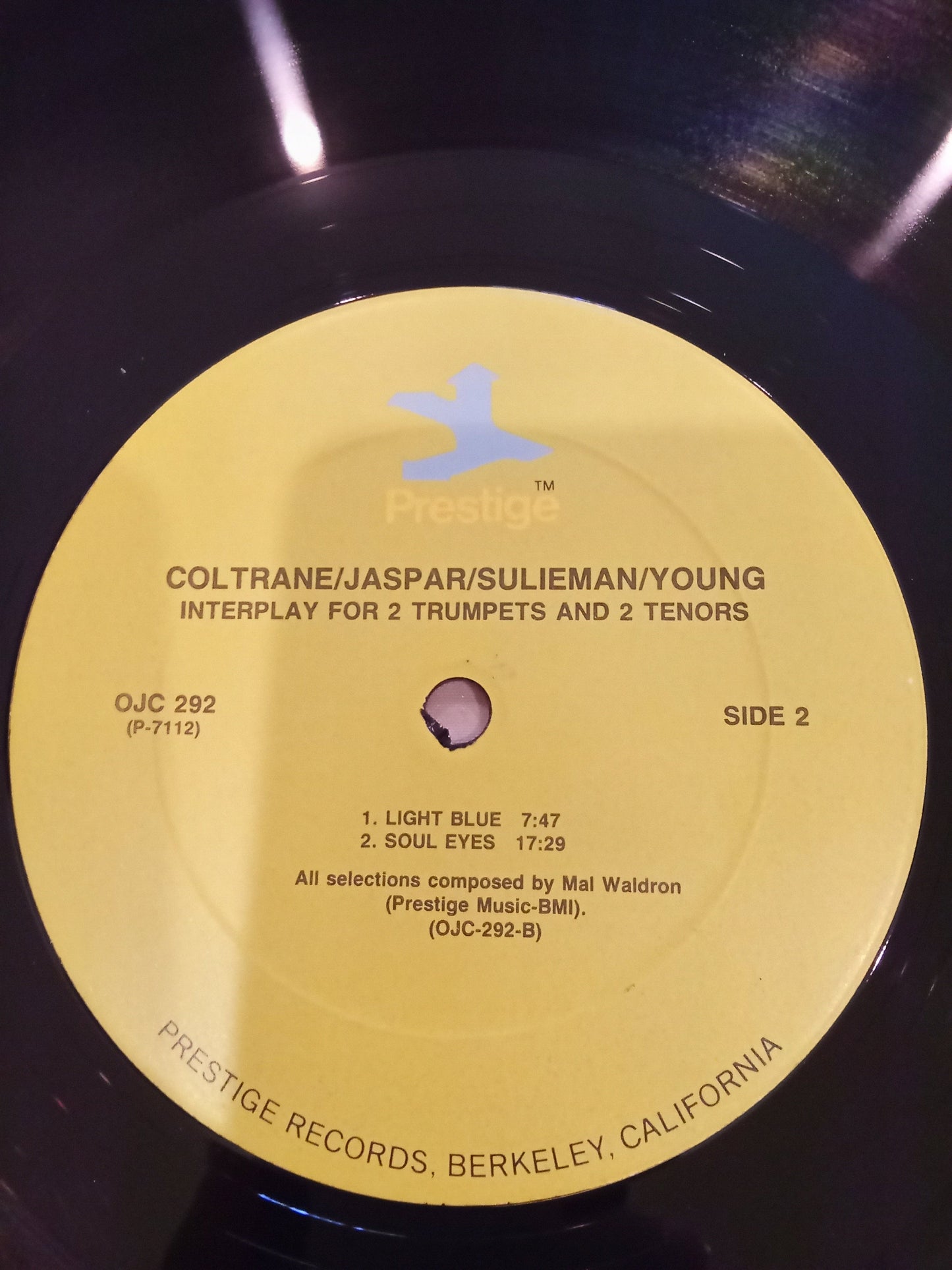Idrees Sulieman, Webster Young, John Coltrane, Bobby Jaspar With Mal Waldron, Kenny Burrell, Paul Chambers, Art Taylor – Interplay For 2 Trumpets And 2 Tenors