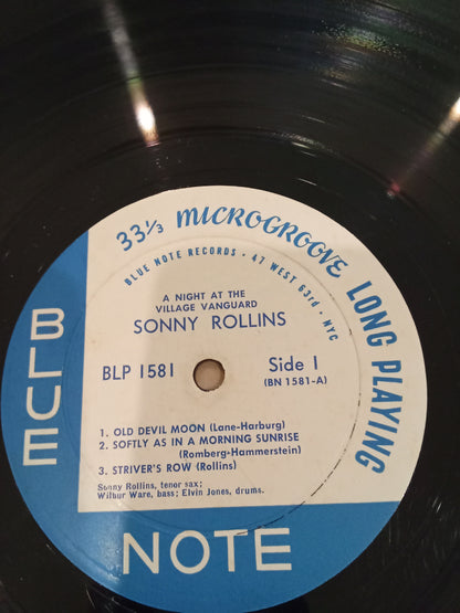 Sonny Rollins – A Night At The "Village Vanguard"