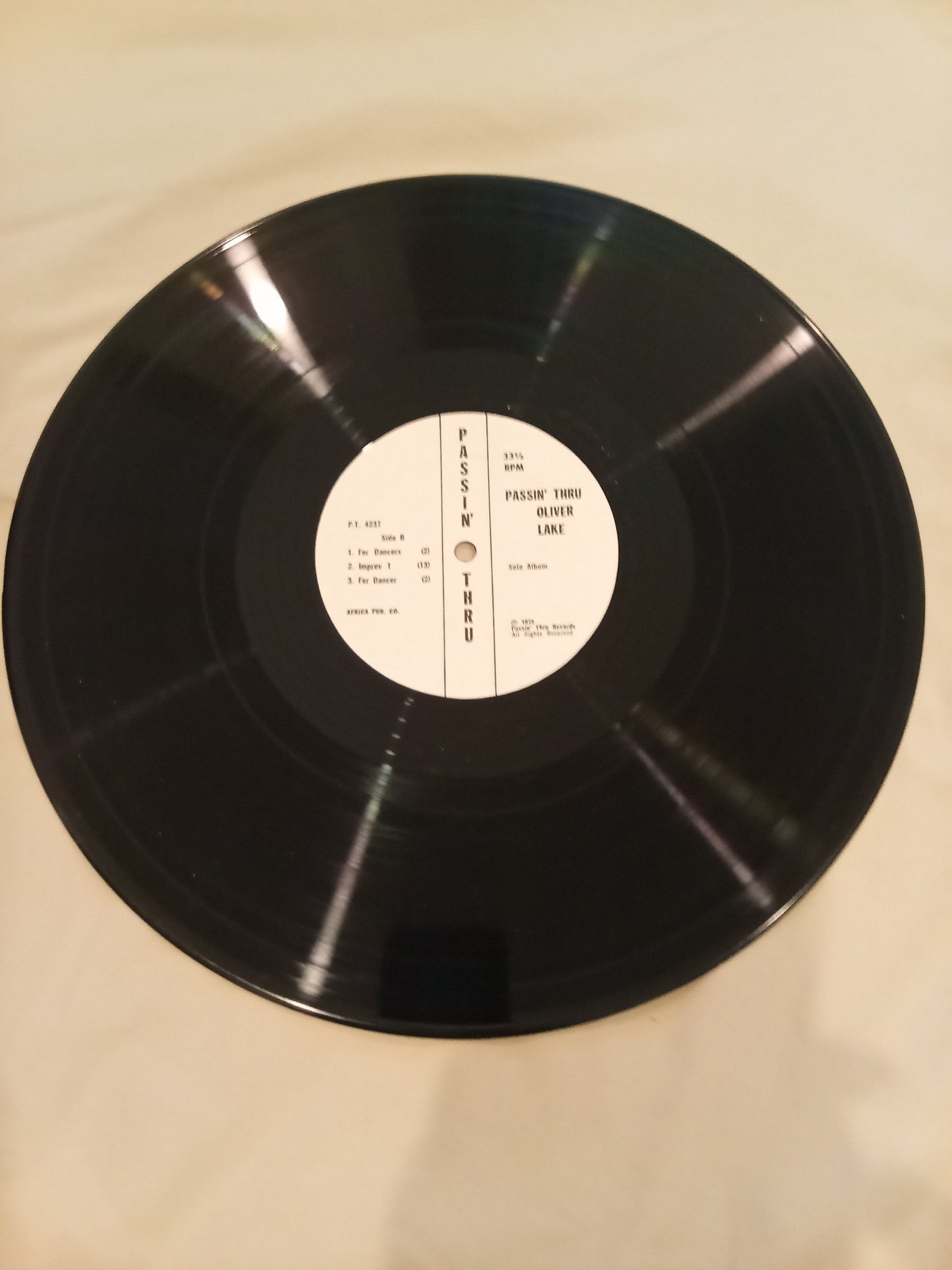 Oliver Lake – Passing Thru