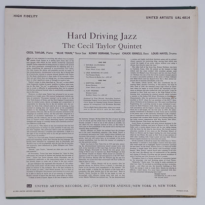 Cecil Taylor Quintet – Hard Driving Jazz
