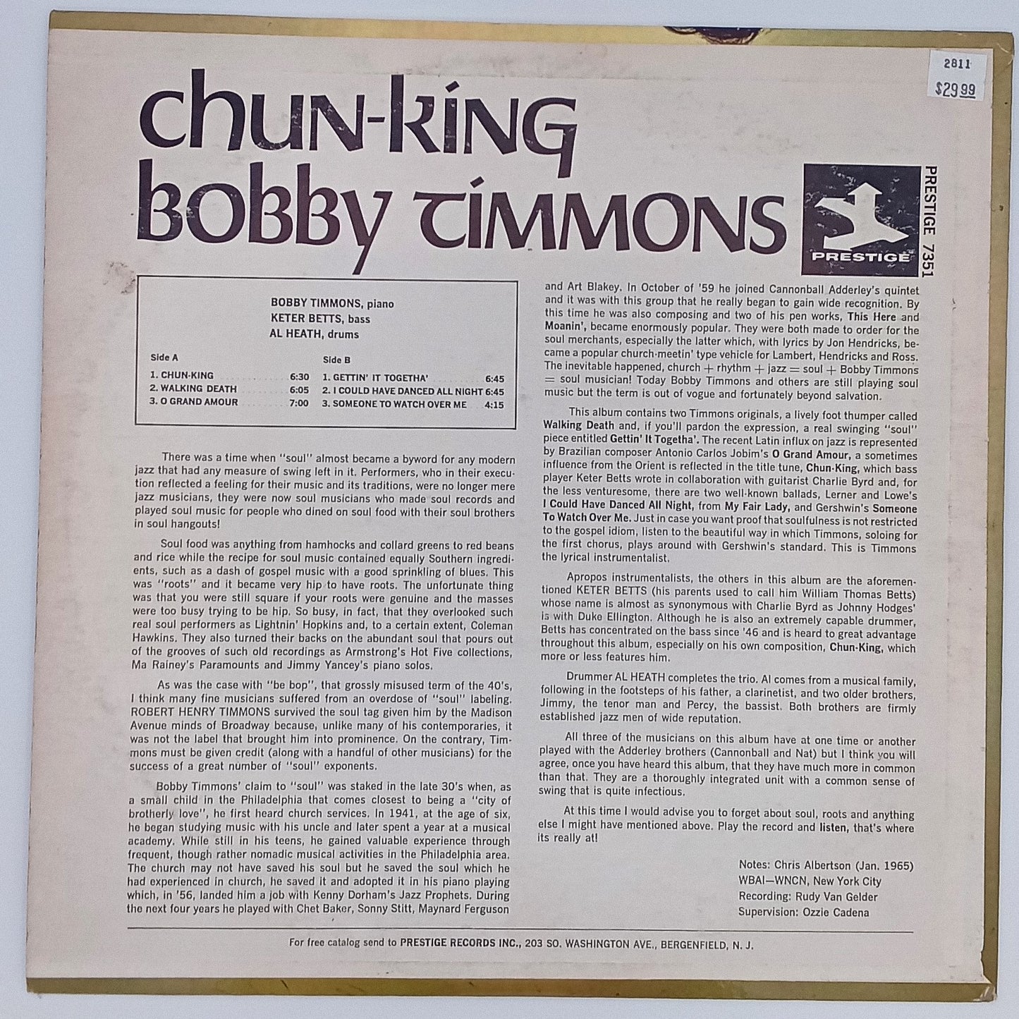 Bobby Timmons – Chun-King