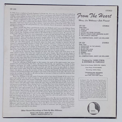 Mary Lou Williams – From The Heart