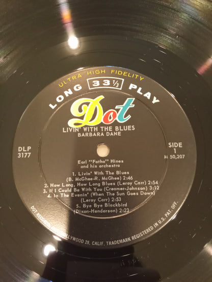 Barbara Dane, Earl 'Fatha' Hines And His Orchestra – Livin' With The Blues