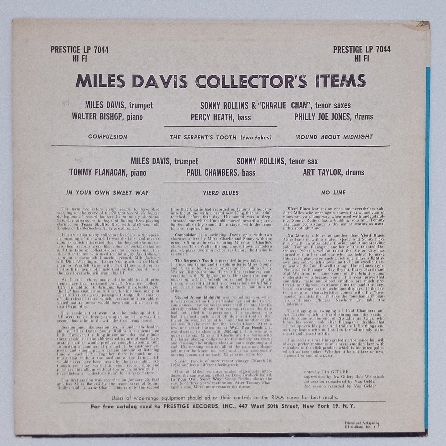 Miles Davis – Collectors' Items