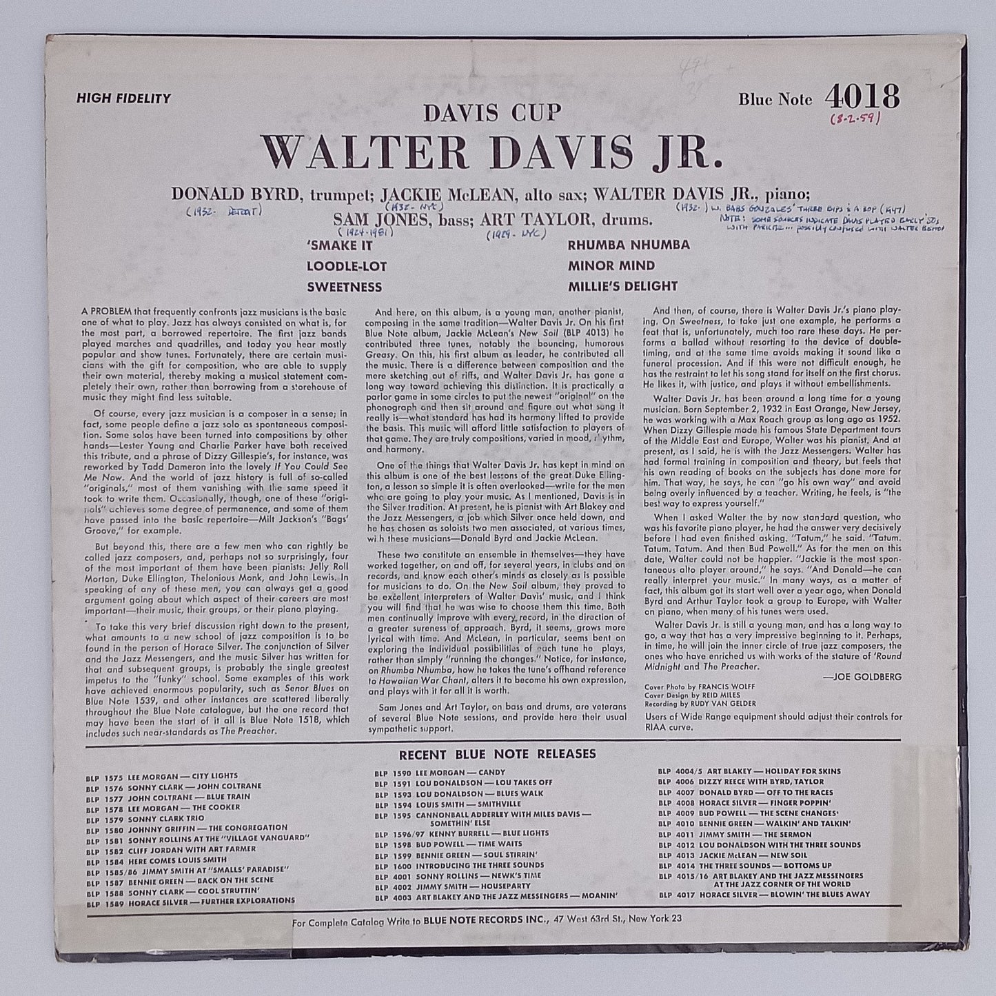 Walter Davis Jr. – Davis Cup