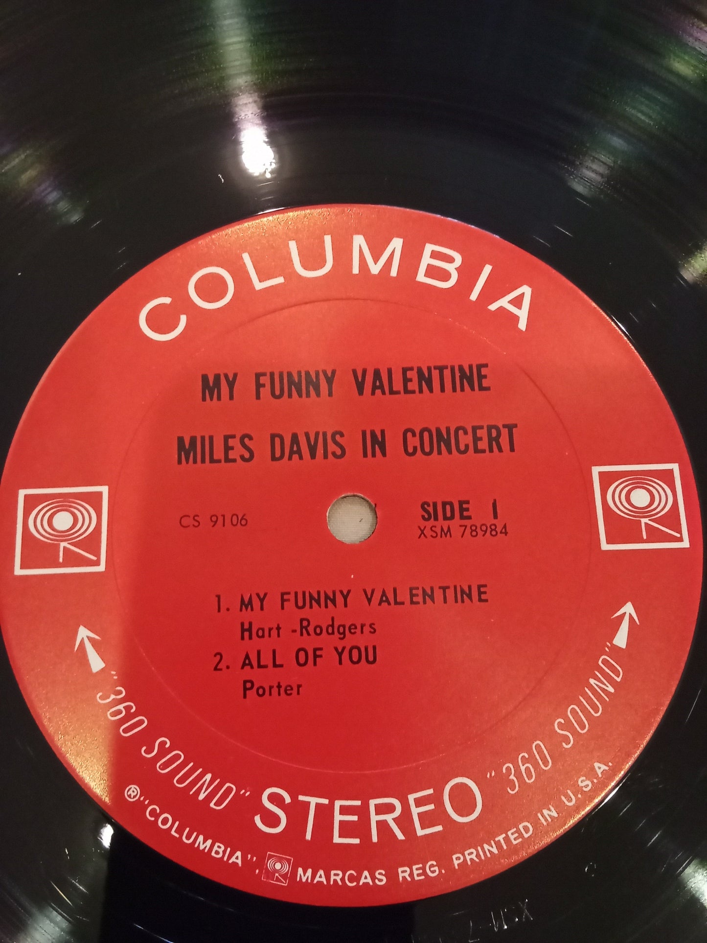 Miles Davis – My Funny Valentine - Miles Davis In Concert