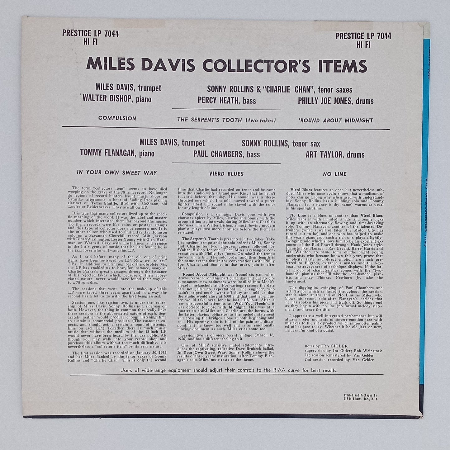 Miles Davis – Collectors' Items