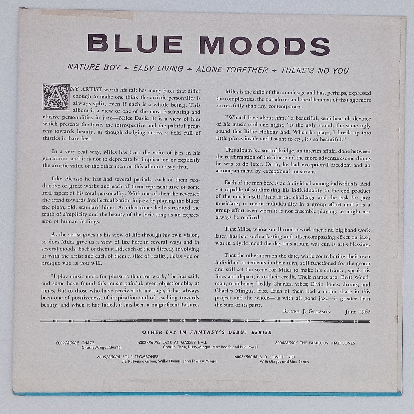 Miles Davis – Blue Moods