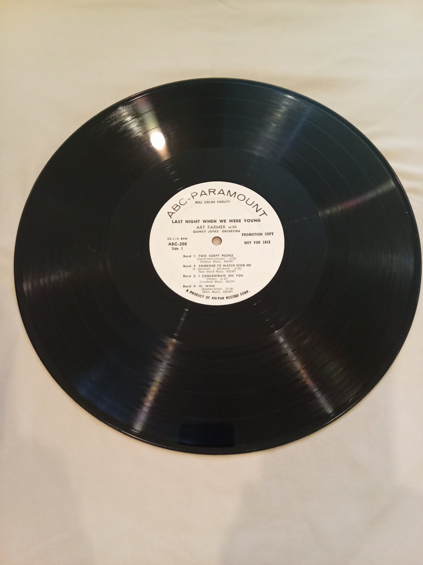 Art Farmer With The Quincy Jones Orchestra – Last Night When We Were Young