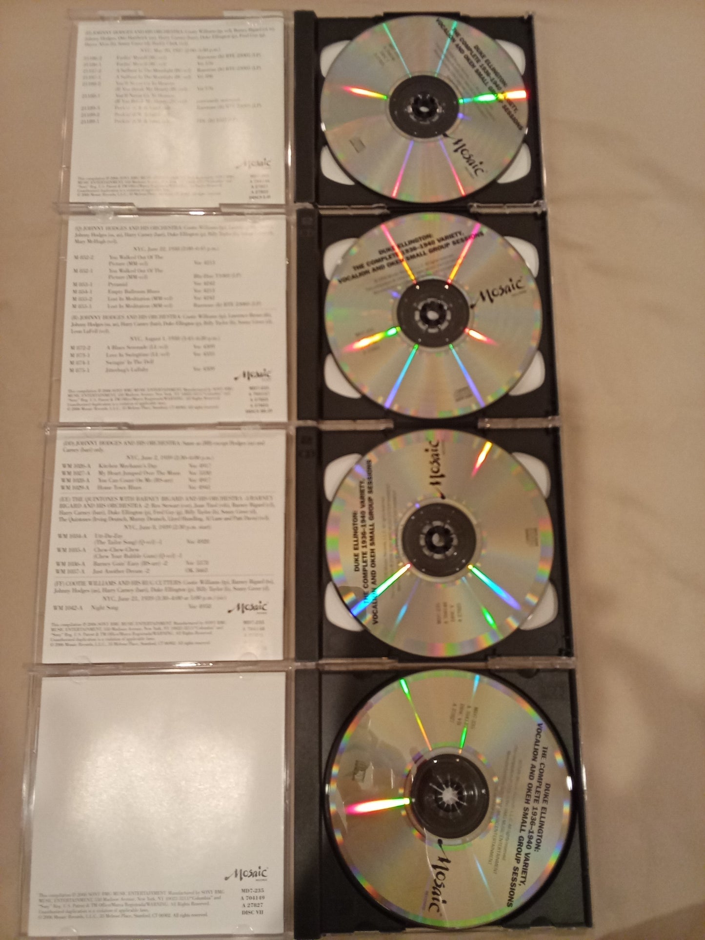 Duke Ellington – The Complete 1936-1940 Variety, Vocalion And Okeh Small Group Sessions