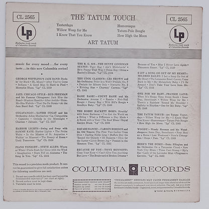 Art Tatum – The Tatum Touch