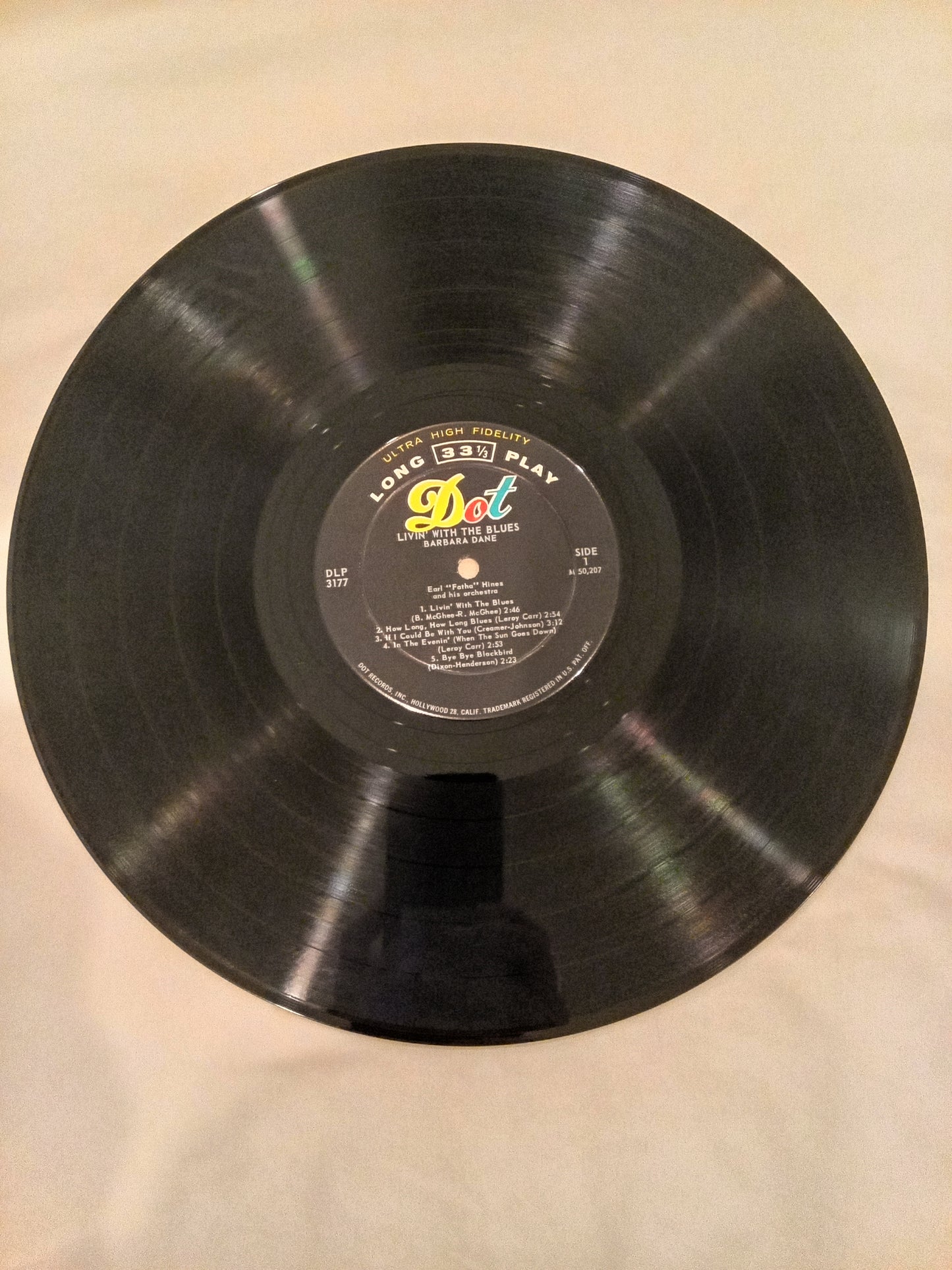 Barbara Dane, Earl 'Fatha' Hines And His Orchestra – Livin' With The Blues