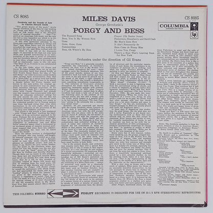 Miles Davis Orchestra Under The Direction Of Gil Evans – Porgy And Bess