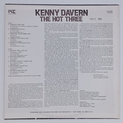 Kenny Davern – The Hot Three