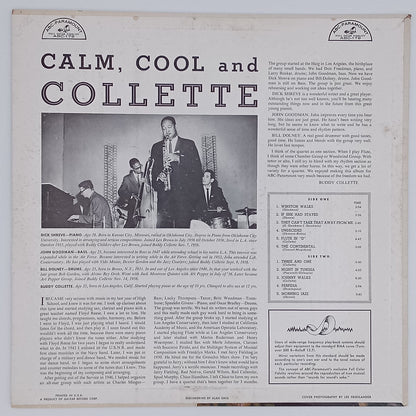 Buddy Collette And His Trio – Calm, Cool & Collette