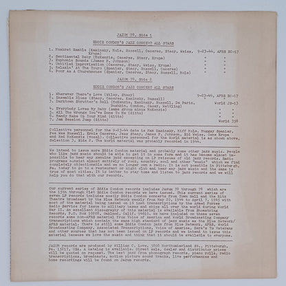 Eddie Condon's Jazz Concert All Stars – Eddie Condon's Jazz Concert All Stars