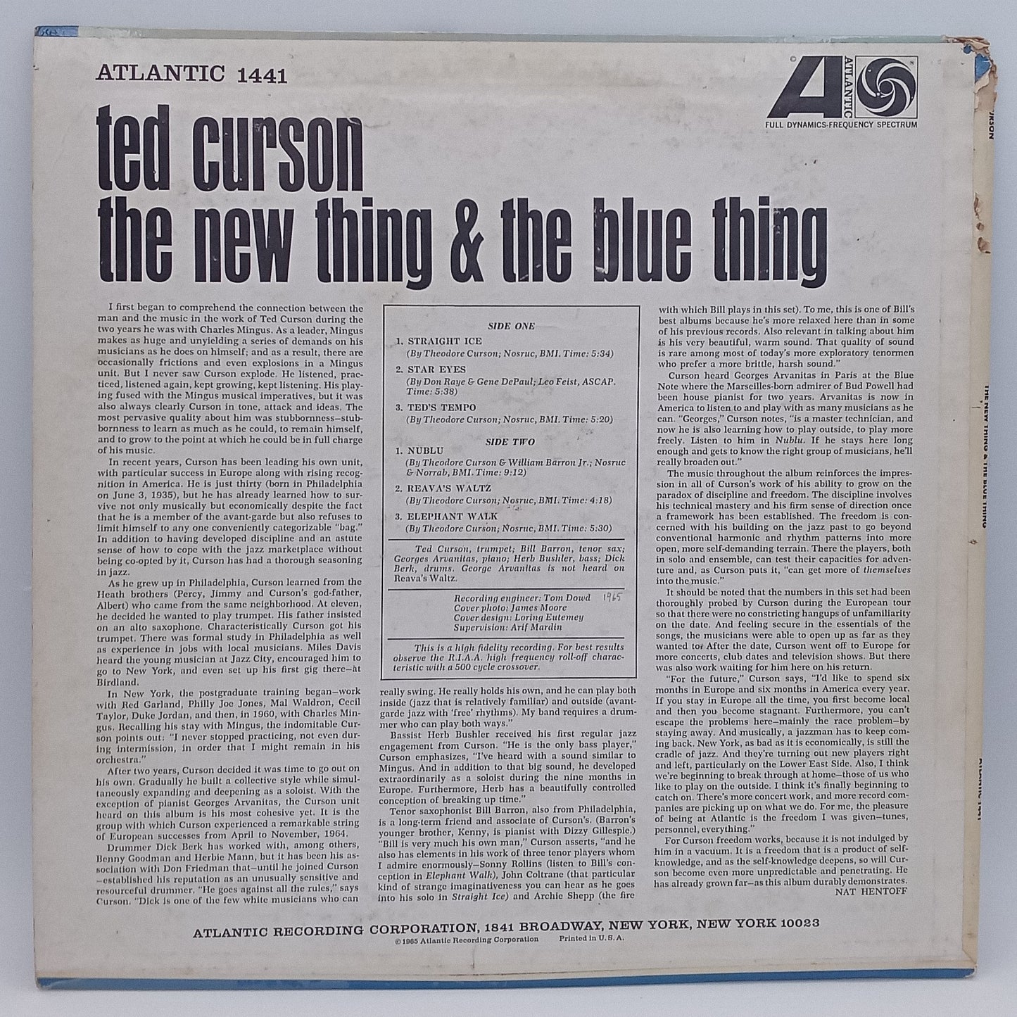 Ted Curson – The New Thing & The Blue Thing