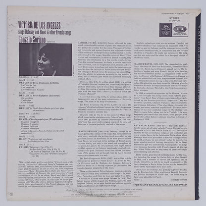 Victoria De Los Angeles - Claude Debussy / Maurice Ravel - Gonzalo Soriano – Victoria De Los Angeles Sings Debussy And Ravel & Other French Songs