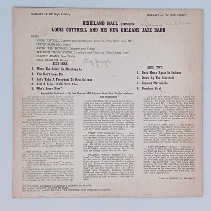 Louis Cottrell And His New Orleans Jazz Band – Dixieland Hall Presents Louis Cottrell And His New Orleans Jazz Band