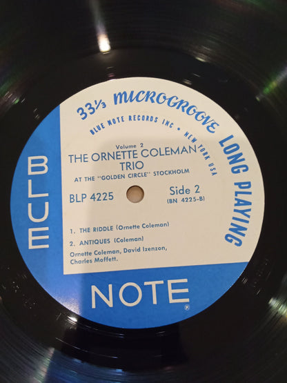 The Ornette Coleman Trio – At The "Golden Circle" Stockholm - Volume Two