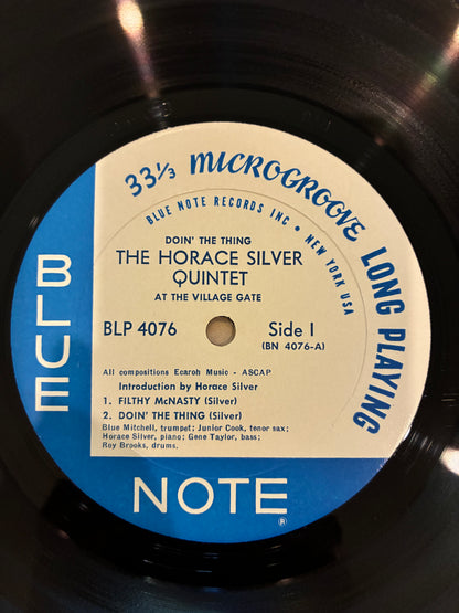 The Horace Silver Quintet – Doin' The Thing - At The Village Gate