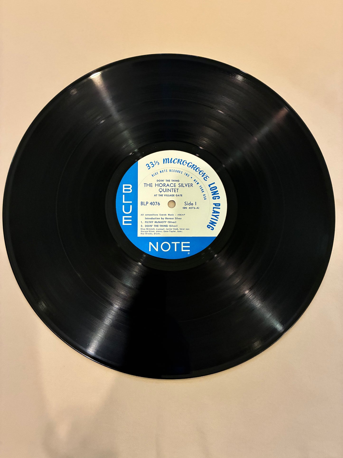 The Horace Silver Quintet – Doin' The Thing - At The Village Gate