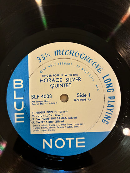 The Horace Silver Quintet – Finger Poppin' With The Horace Silver Quintet