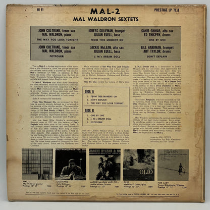 Mal Waldron With Jackie McLean, John Coltrane, Idrees Sulieman, Sahib Shihab , And Bill Hardman – Mal/2