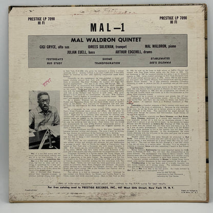 Mal Waldron Quintet Featuring Gigi Gryce And Idrees Sulieman – Mal-1
