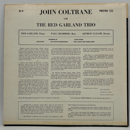 John Coltrane With The Red Garland Trio – John Coltrane With The Red Garland Trio