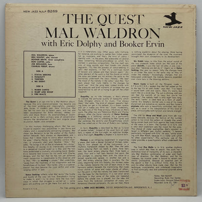 Mal Waldron With Eric Dolphy And Booker Ervin – The Quest