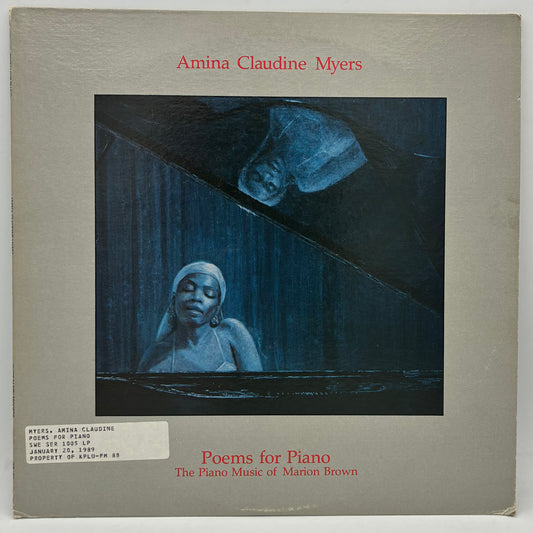 Amina Claudine Myers – Poems For Piano (The Piano Music Of Marion Brown)