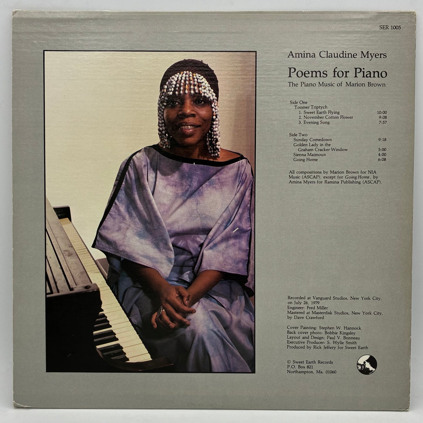 Amina Claudine Myers – Poems For Piano (The Piano Music Of Marion Brown)