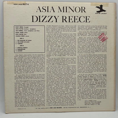 Dizzy Reece – Asia Minor