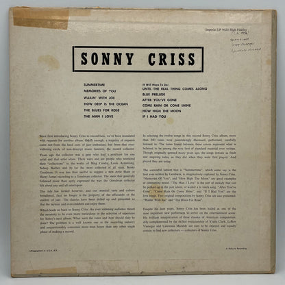 Sonny Criss – Go Man!