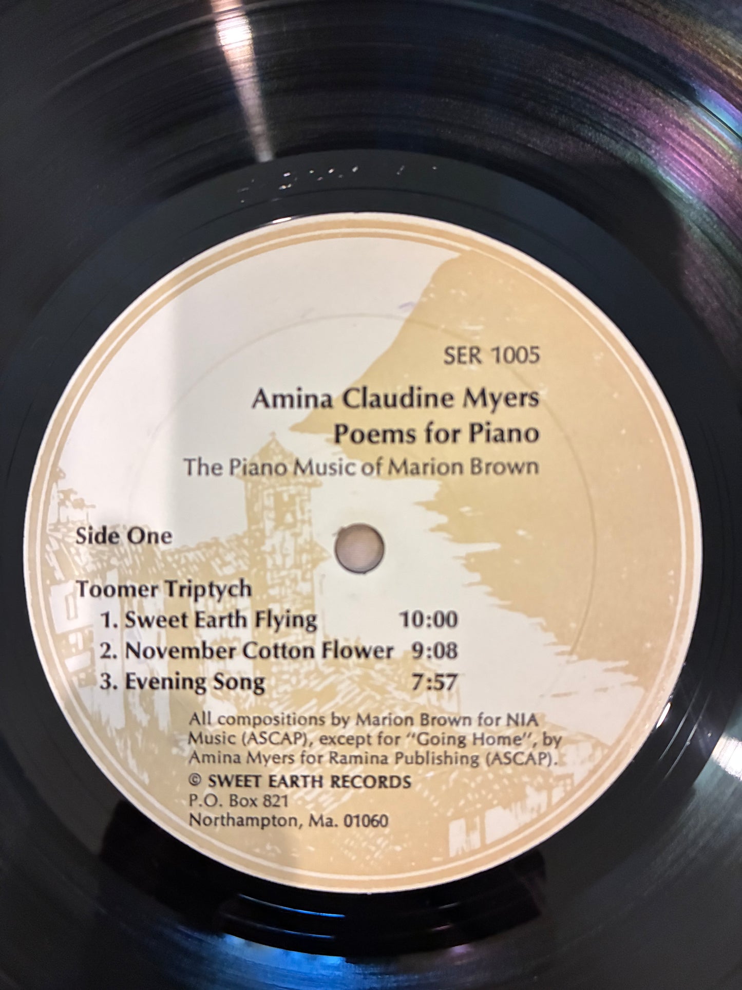 Amina Claudine Myers – Poems For Piano (The Piano Music Of Marion Brown)