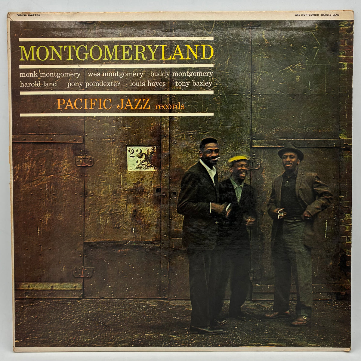 Monk Montgomery, Wes Montgomery, Buddy Montgomery, Harold Land, Pony Poindexter, Louis Hayes, Tony Bazley – Montgomeryland