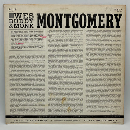 Wes, Buddy & Monk Montgomery Featuring Harold Land & Freddie Hubbard – The Montgomery Brothers