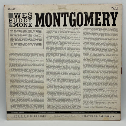 Wes, Buddy & Monk Montgomery Featuring Harold Land & Freddie Hubbard – The Montgomery Brothers