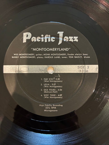 Monk Montgomery, Wes Montgomery, Buddy Montgomery, Harold Land, Pony Poindexter, Louis Hayes, Tony Bazley – Montgomeryland