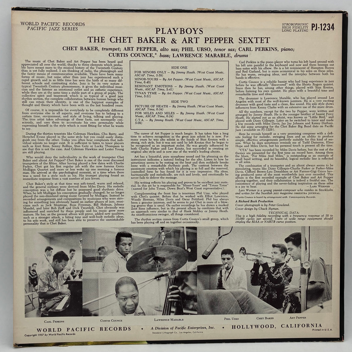 Chet Baker & Art Pepper – Playboys