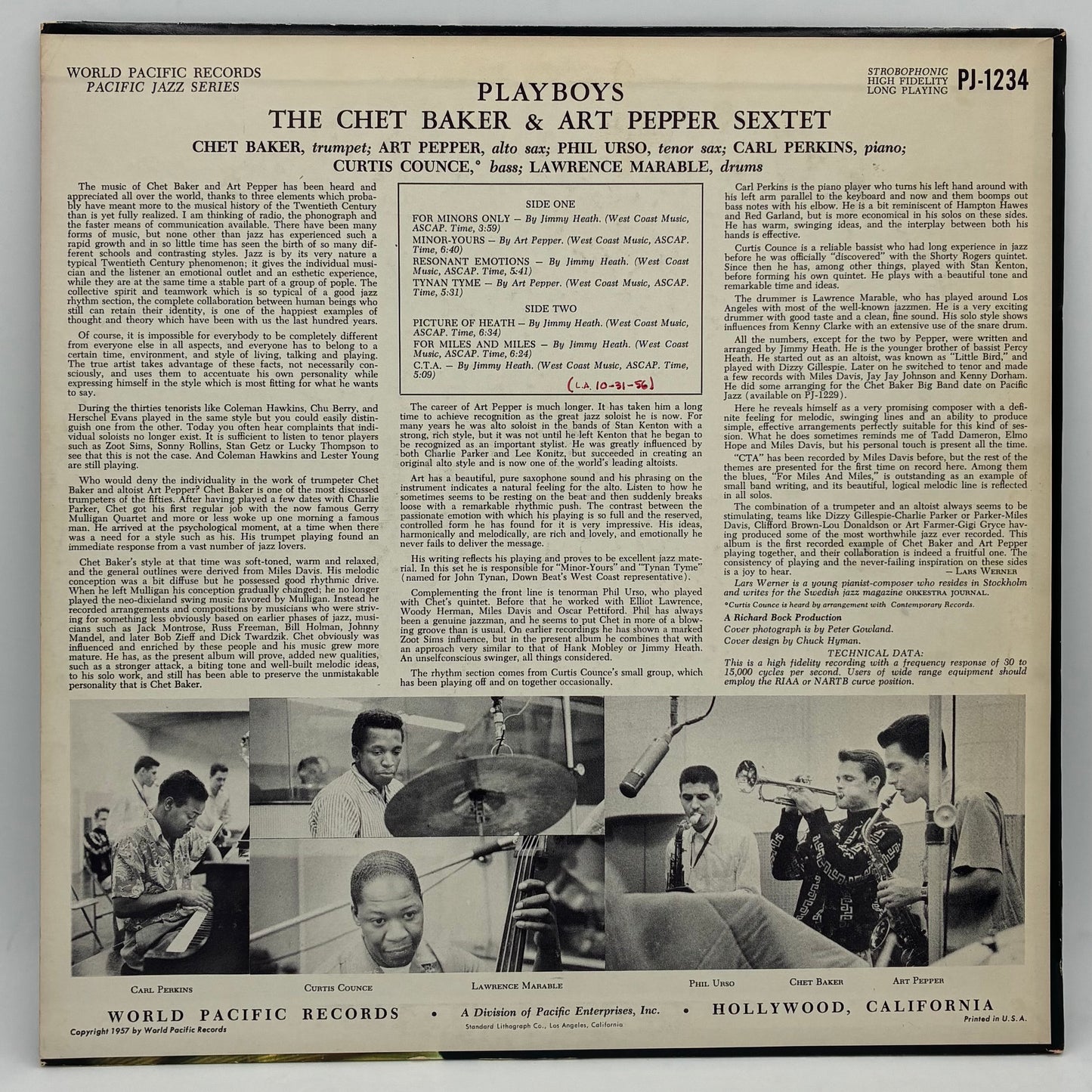 Chet Baker & Art Pepper – Playboys