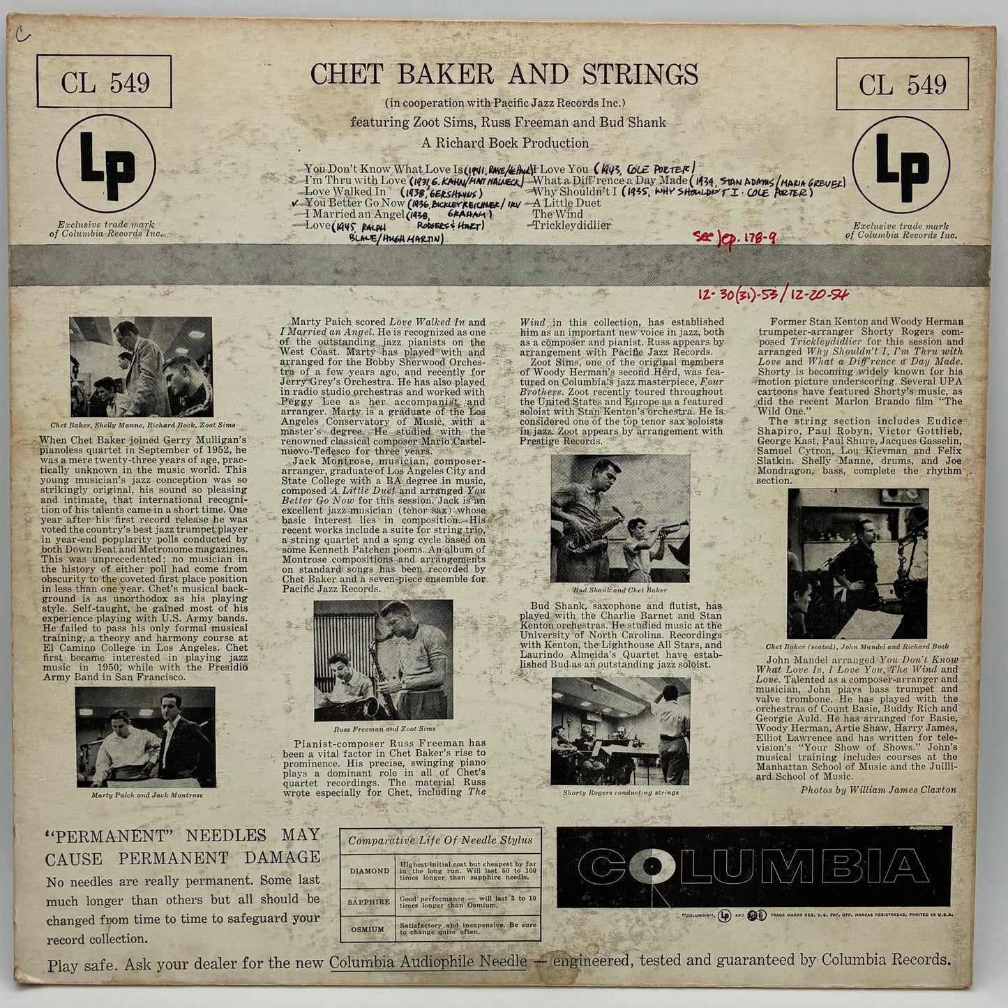 Chet Baker – Chet Baker & Strings