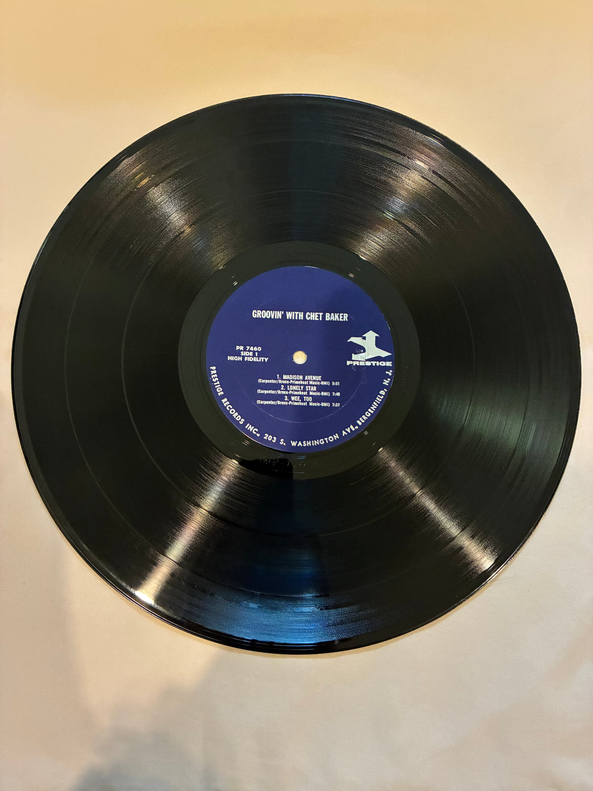 The Chet Baker Quintet – Groovin' With The Chet Baker Quintet