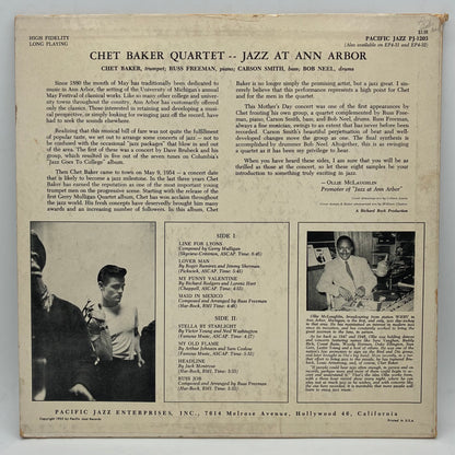 Chet Baker Quartet – Jazz At Ann Arbor