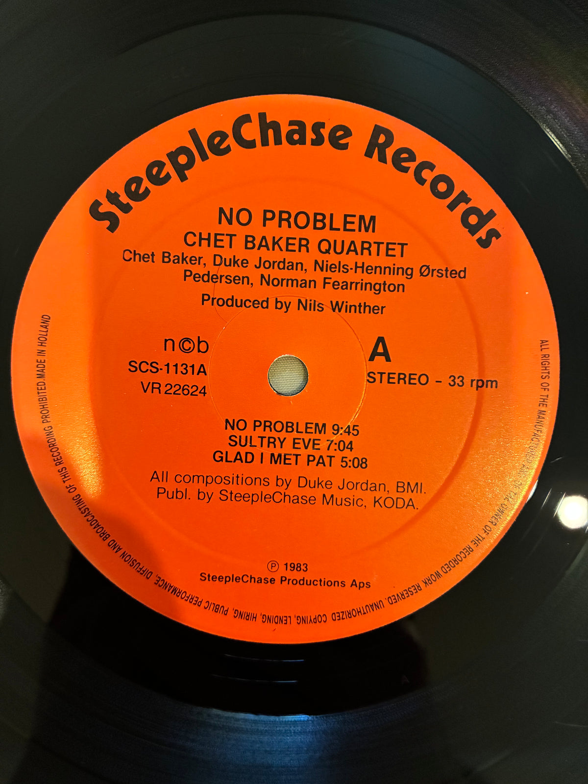 Chet Baker Quartet – No Problem
