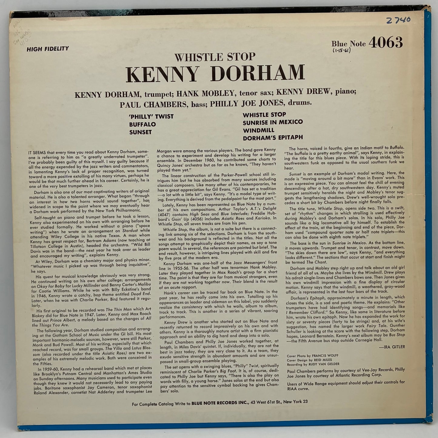 Kenny Dorham – Whistle Stop