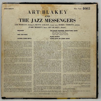Art Blakey And The Jazz Messengers – Art Blakey And The Jazz Messengers