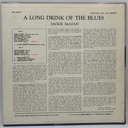 Jackie McLean – A Long Drink Of The Blues